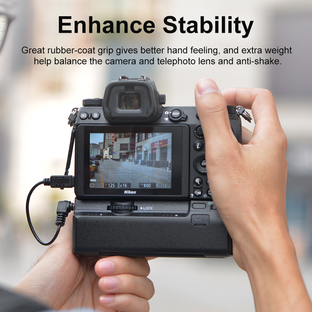 Kingma MB-N10 battery grip za Nikon Z5 Z6  Z7 - 5